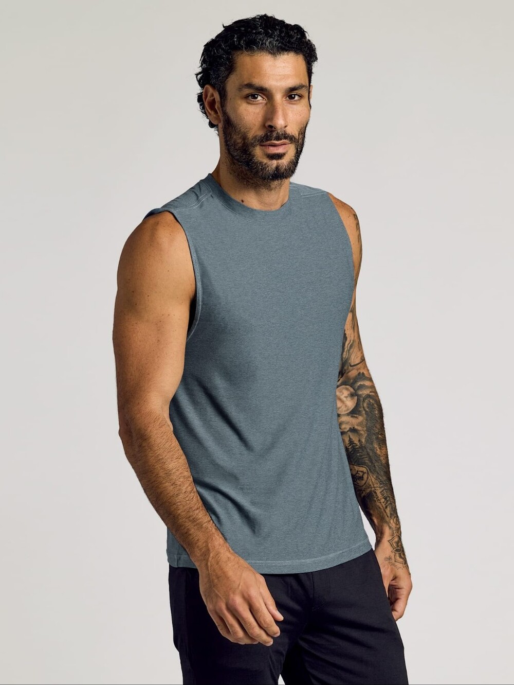 True Classic Sleeveless Active Muscle Tees - set of two
